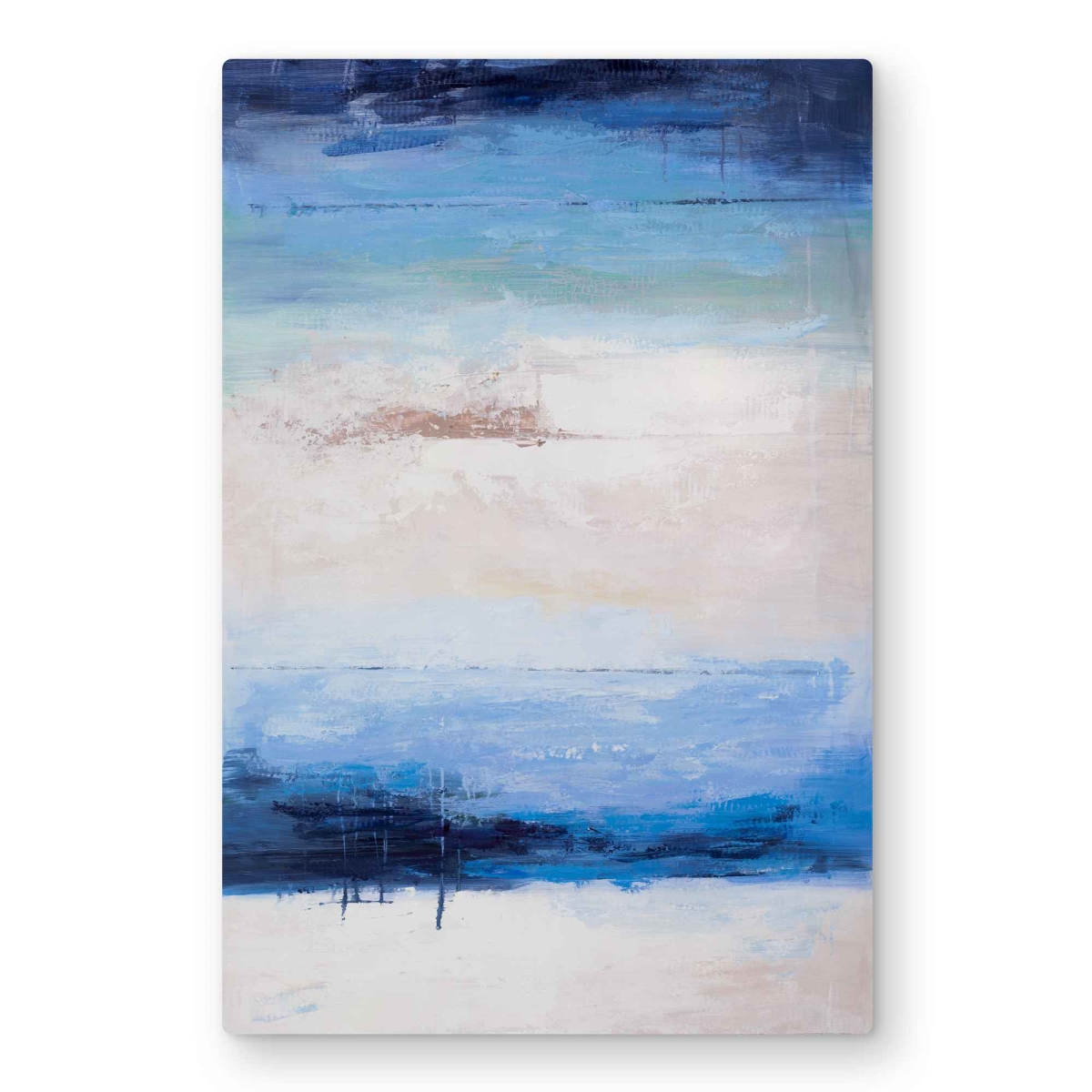 C1MP20307UH6AE 20 x 30 in. Colors of the Beach Wall Art - Marine Waves Metal Print