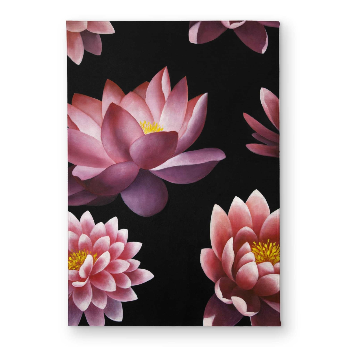 CODM1724EBK3SX 17 x 24 in. Lotus Flower Pattern Pink Bedroom Door Mat - Home Decor