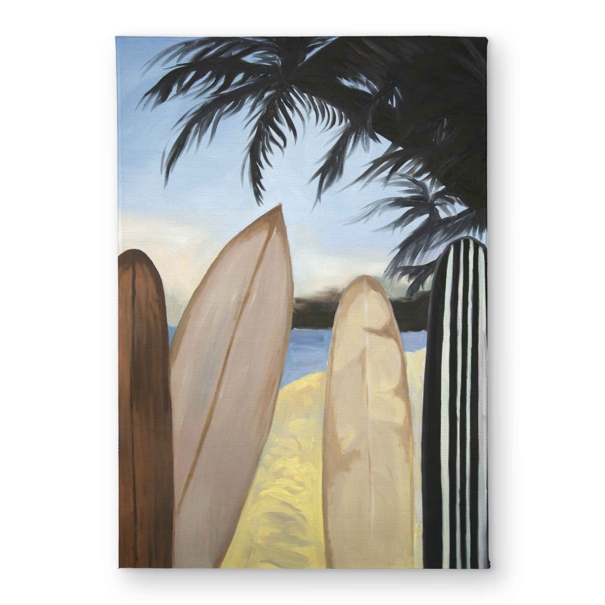 CODM1724G43G7L 17 x 24 in. Surfboards Bathroom Coastal Door Mat - Indoor & Outdoor Decor