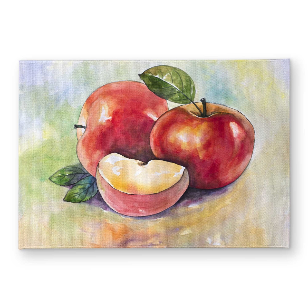 CODM1724V74SAX 17 x 24 in. Succulent Apples Still Life Door Mat - Decor Indoor & Outdoor