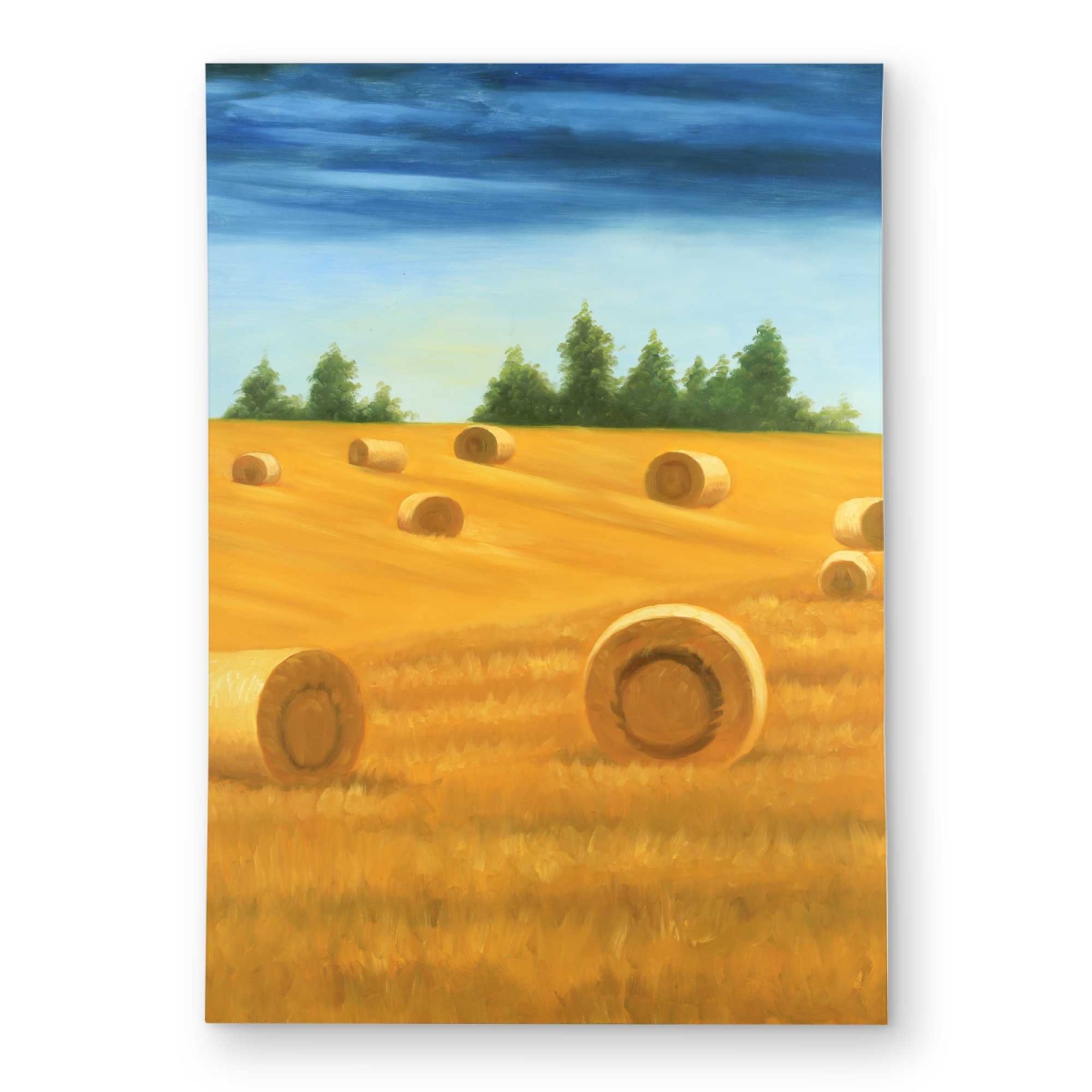 C1ROAR578D9LQI 5 x 7 ft. Landscape of the Countryside - Yellow Outdoor Rectangle Area Rug