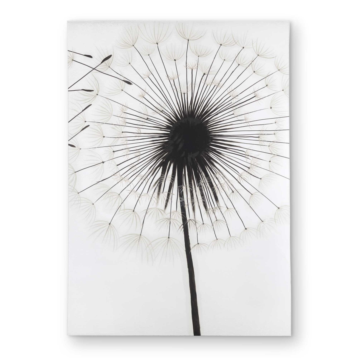 C1ROAR57DCJ0B2 5 x 7 ft. Silhouette of Dandelion - Botanical Livingroom Outdoor Rectangle Area Rug