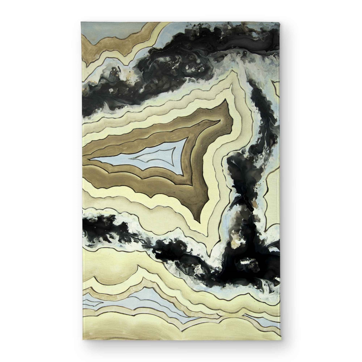 CODM21343GL4P8 21 x 34 in. Lace Agate Modern Abstract Door Mat - Indoor & Outdoor Decor