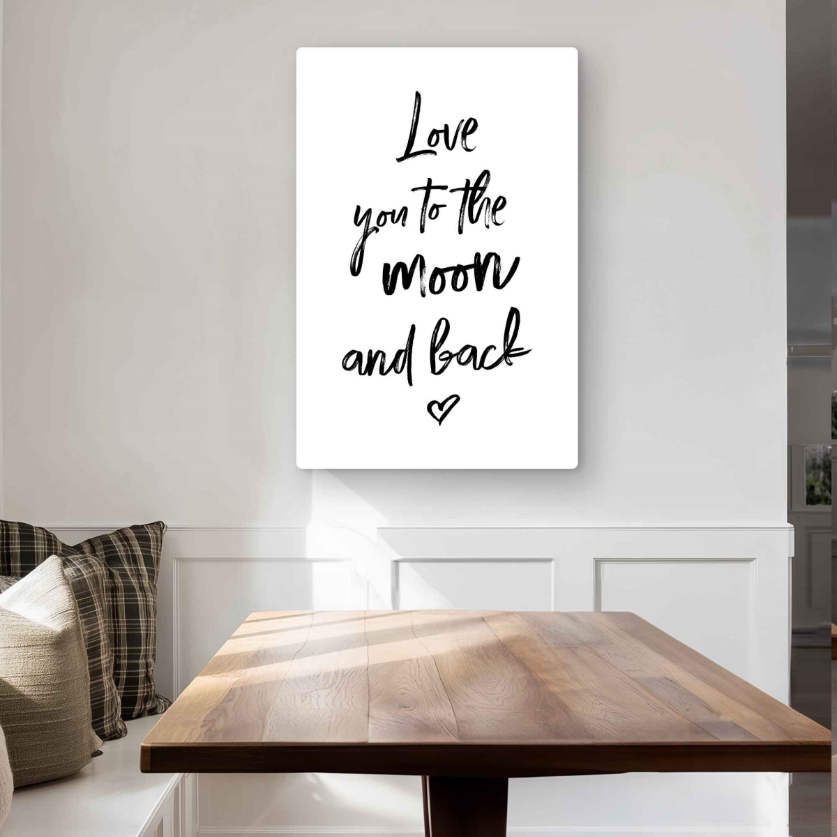 C1MP24367LEXGG 24 x 36 in. Love You To the Moon & Back Wall Art - Best Sellers Metal Print