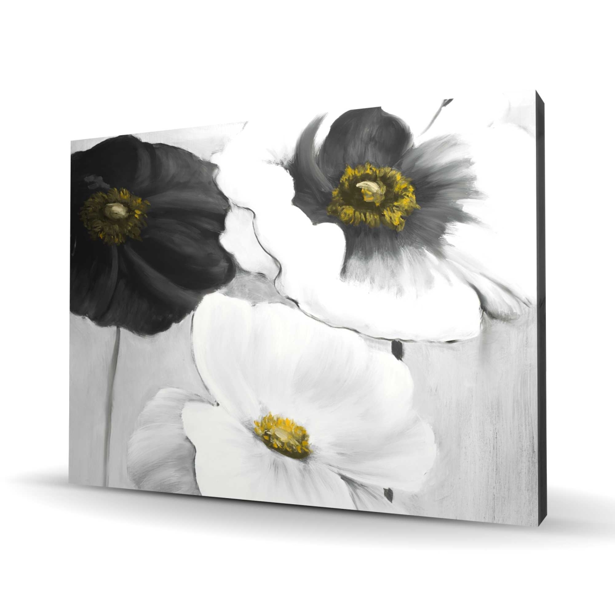 C1RC36481YNTIO 36 x 48 in. Assorted White Flowers - Botanical Canvas for Home Decor