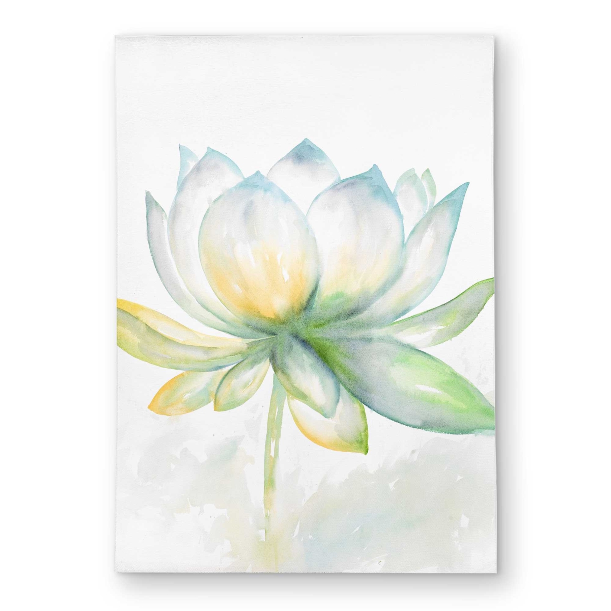 C1ROAR575C71DQ 5 x 7 ft. Lotus Flower Outdoor Rectangle Area Rug - Floral Botanical Home Decor