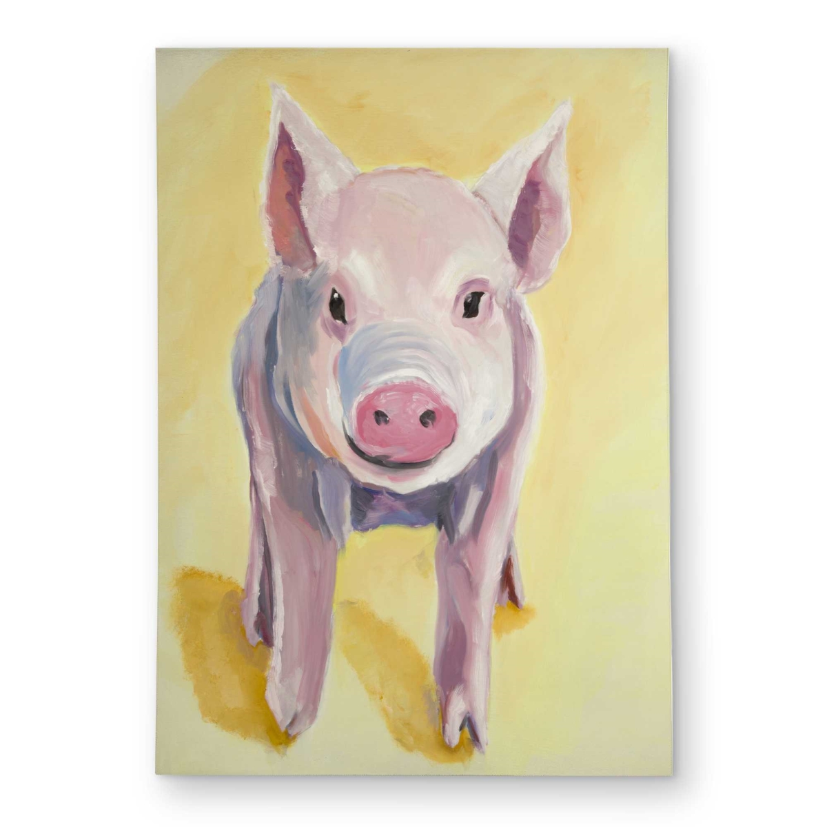 C1ROAR57ULQ719 5 x 7 ft. Solitary Pig Outdoor Rectangle Area Rug - Farm Animals Home Decor
