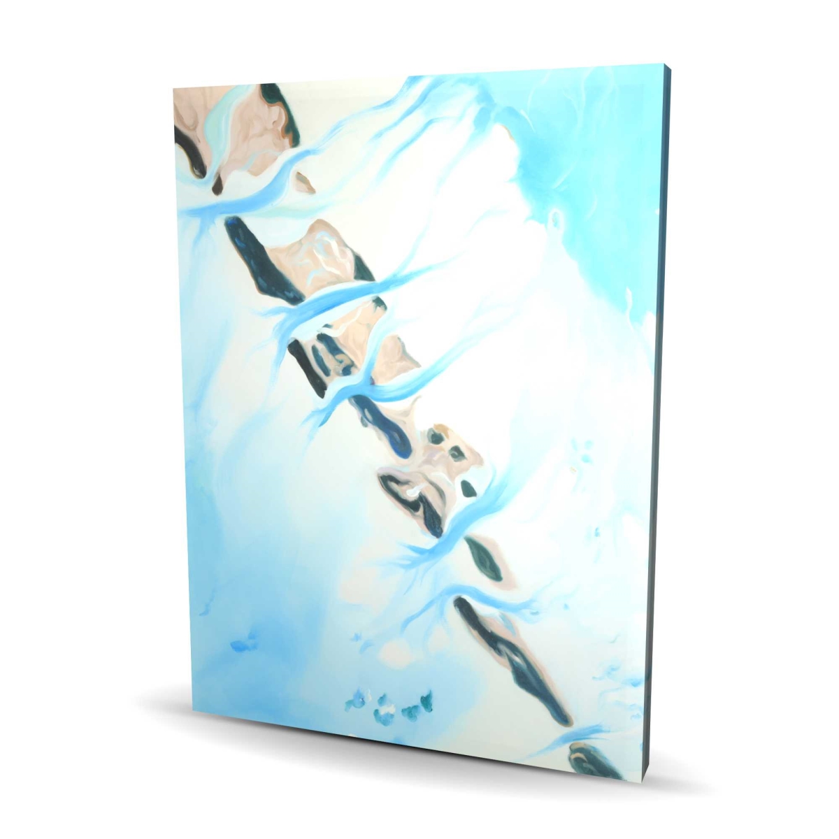 C1RC36480WZ9AN 36 x 48 in. Satellite View of the Bahamas - Travel Canvas for Home Decor