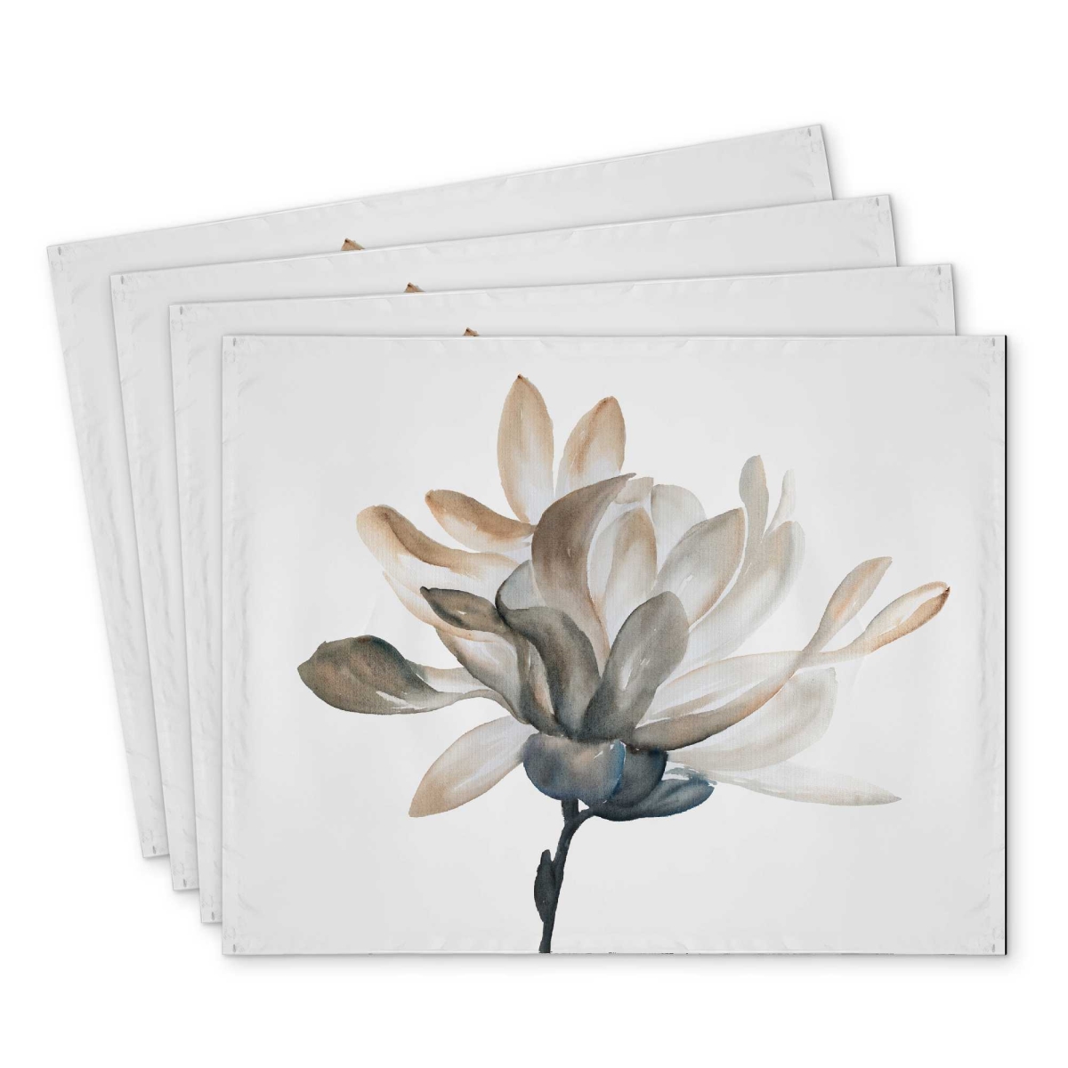 Picture of Begin Home Decor C4PP141859HSJJ 14 x 18 in. Softness Polyester Placemat - Stylish Home Decor Accent - Set of 4