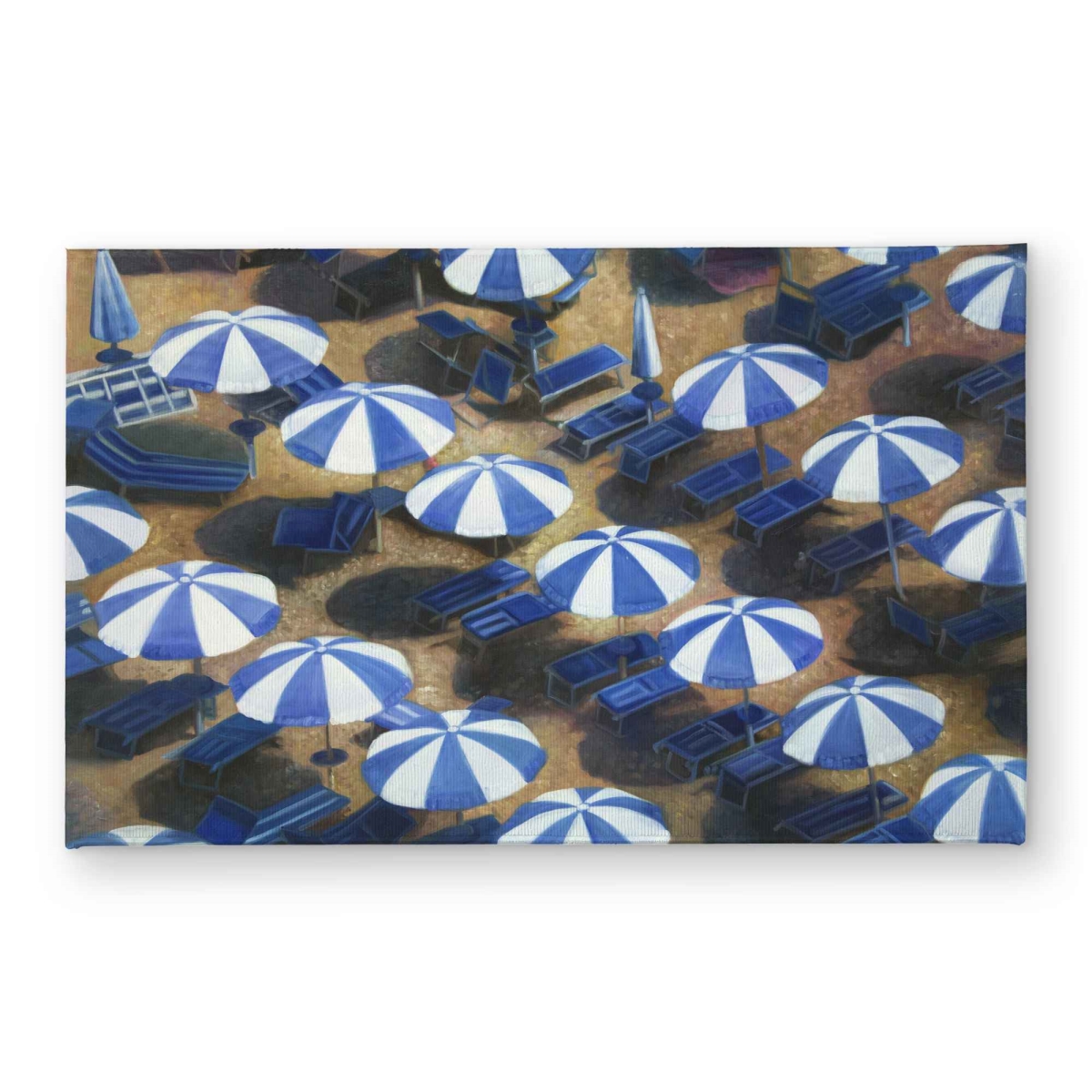 CODM2134FACHUS 21 x 34 in. Beach Umbrellas Indoor & Outdoor Door Mat - Coastal Home Decor