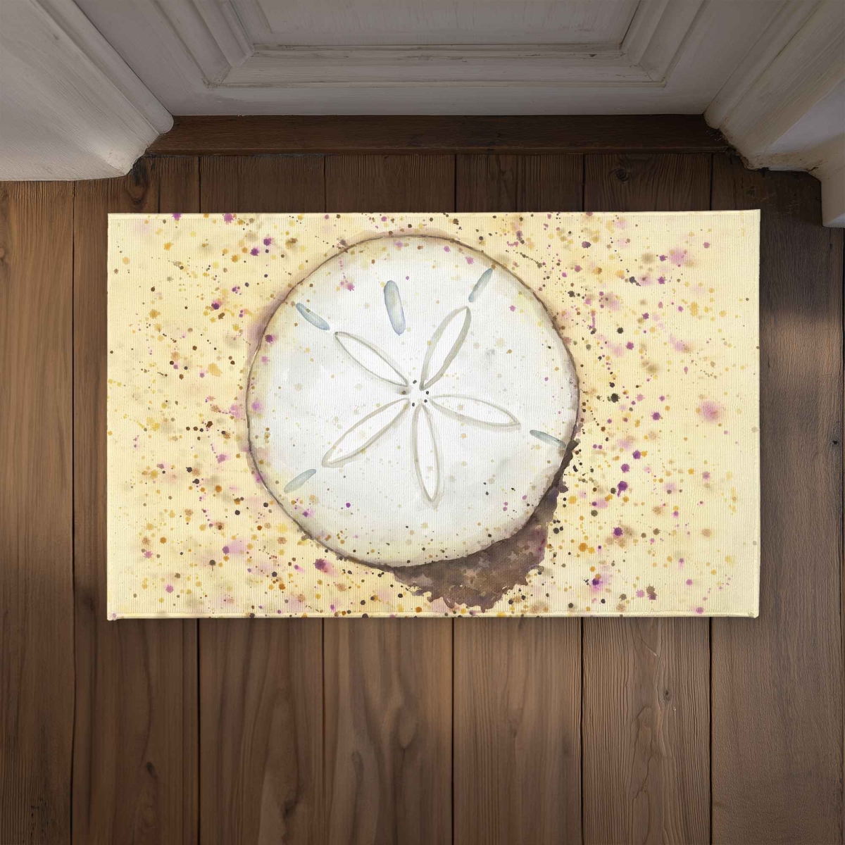 CODM2134MTHSVS 21 x 34 in. Sand-Dollar Beach Coastal Door Mat - Indoor & Outdoor Decor