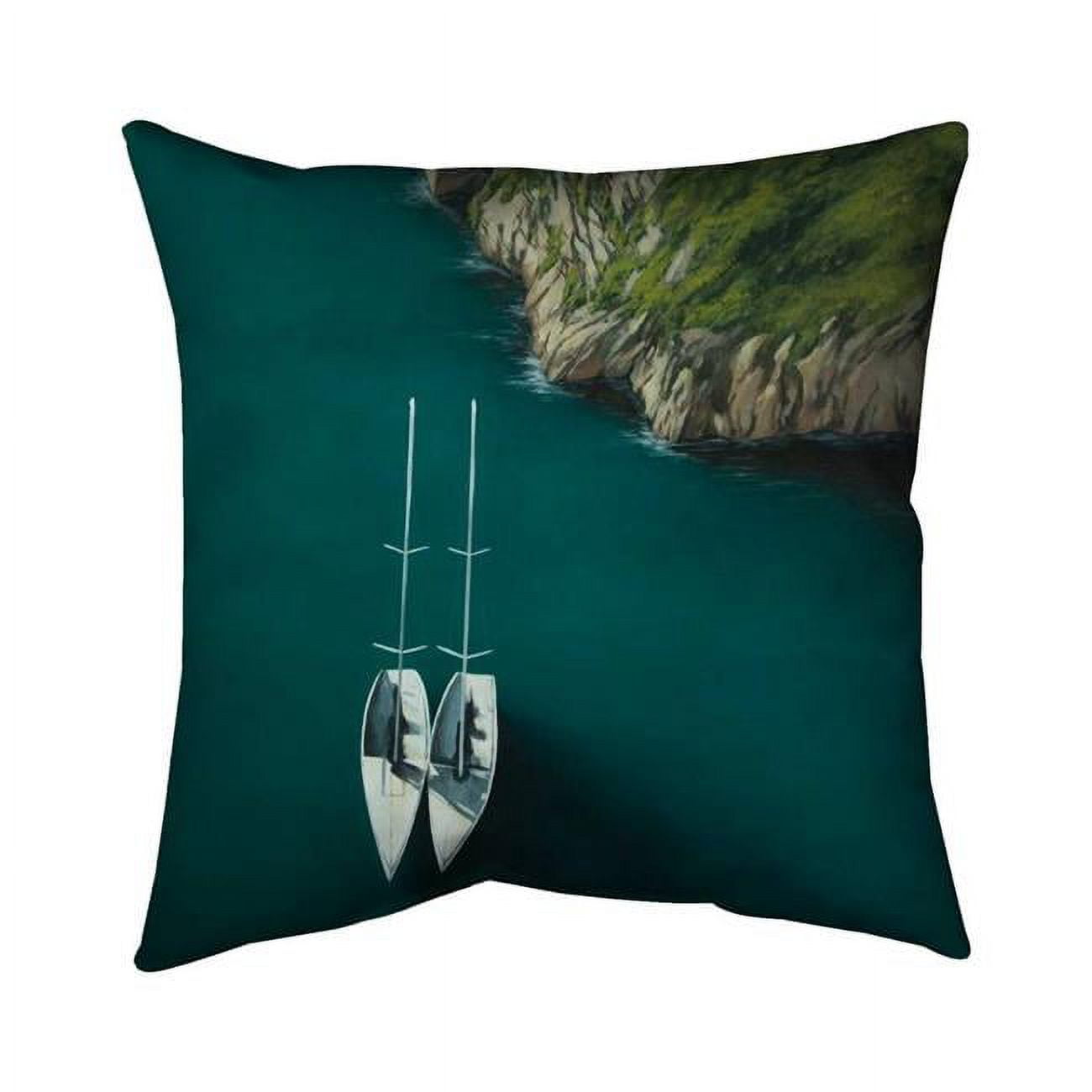 26 x 26 in. Smooth Sailing-Double Sided Print Indoor Pillow