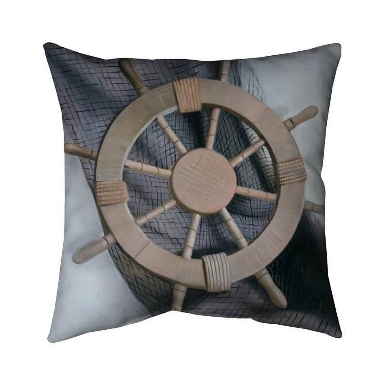 26 x 26 in. Helm on A Fishing Net-Double Sided Print Indoor Pillow