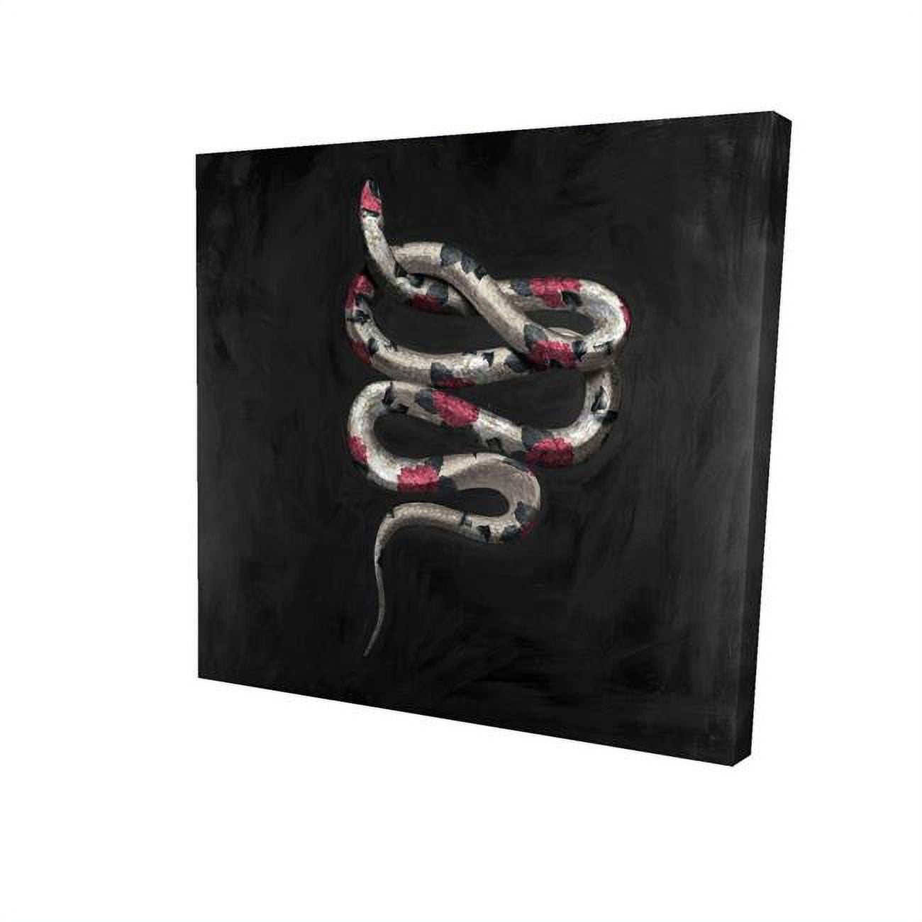 12 x 12 in. Snake Flowers-Print on Canvas