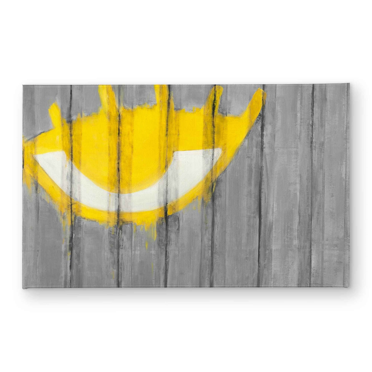CODM2134HIHK2G 21 x 34 in. Yellow Eye Graffiti Container Door Mat - Industrial Gray