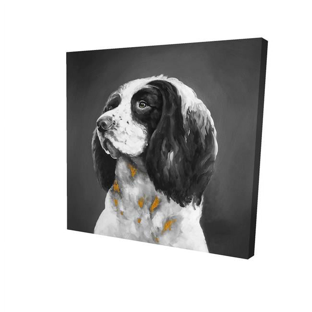 12 x 12 in. English Springer Spaniel Dog-Print on Canvas