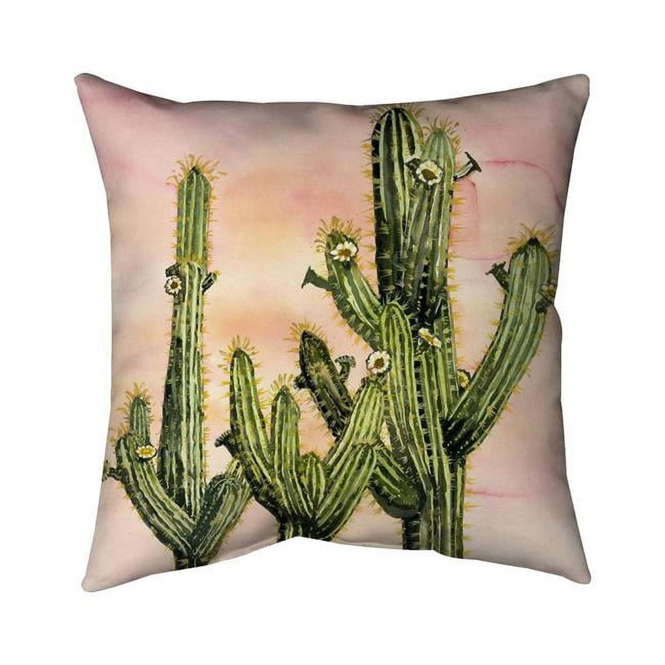 26 x 26 in. Weberocereus Cactus-Double Sided Print Indoor Pillow