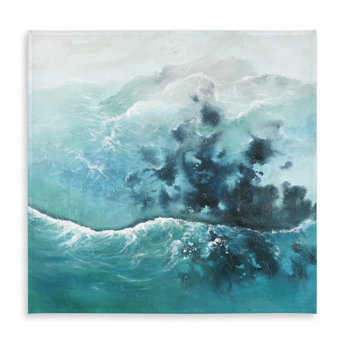 Picture of Begin Home Decor C1TC5858NYY4XF 58 x 58 in. Seaside of the Caribbean Tablecloth - Indoor & Outdoor Decor