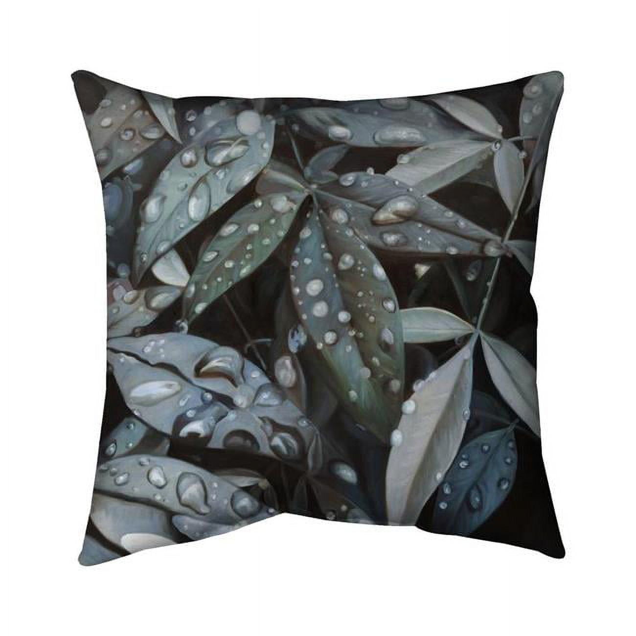 26 x 26 in. Leaves After Rain-Double Sided Print Indoor Pillow