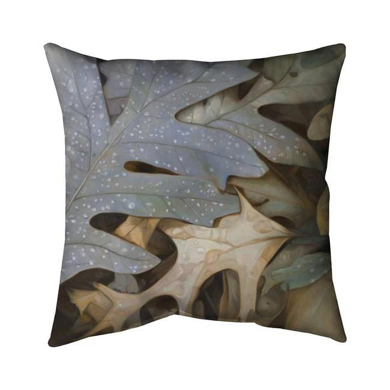 26 x 26 in. Autumn Leaves-Double Sided Print Indoor Pillow