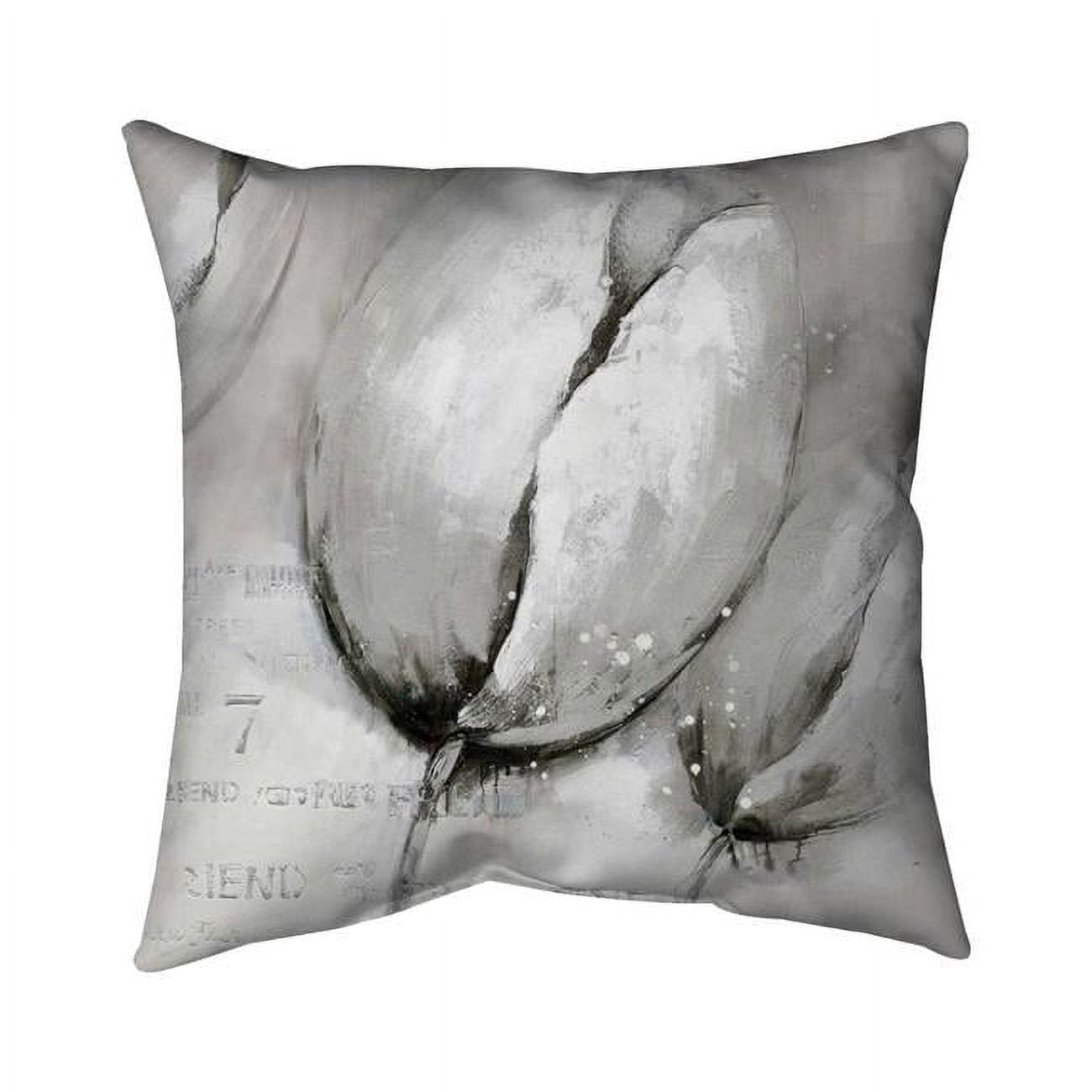 26 x 26 in. Contemporary Tulips-Double Sided Print Indoor Pillow