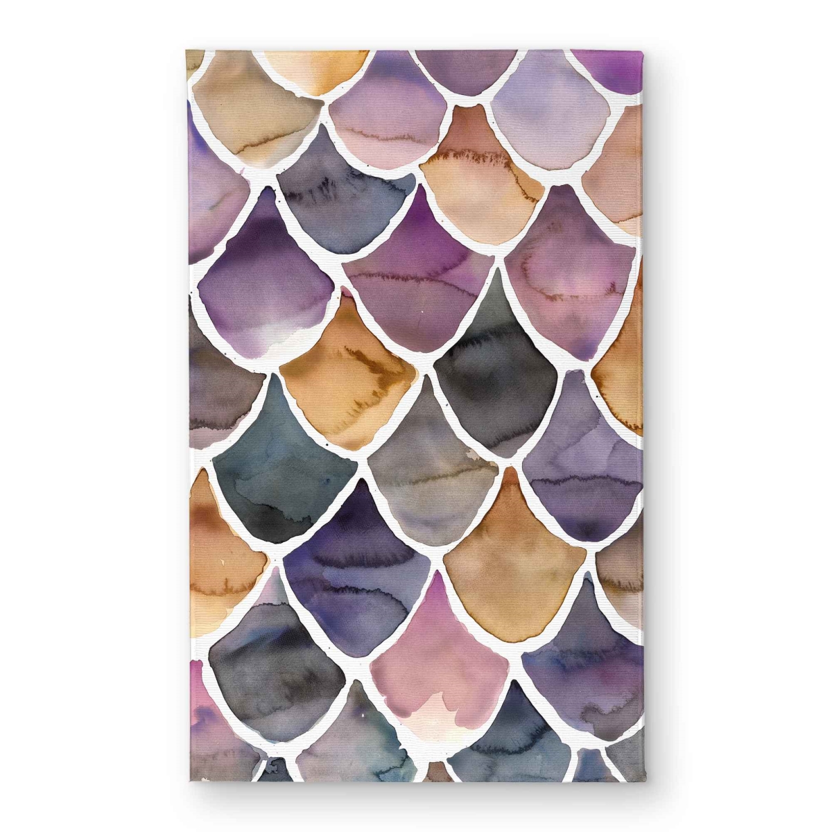CODM213499RY1O 21 x 34 in. Purple Like A Mermaid - Purple Pattern Door Mat