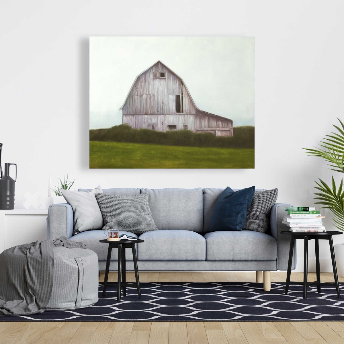 C1RC48607AEBR5 48 x 60 in. Rustic Barn - Architecture Canvas Art for Home Decor