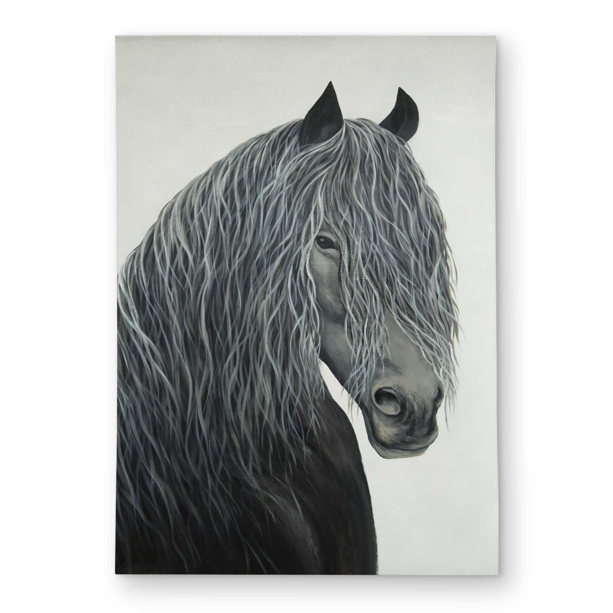 C1ROAR5724GIME 5 x 7 ft. Wild Heart Horse Outdoor Rectangle Area Rug - Farm Animals Decor