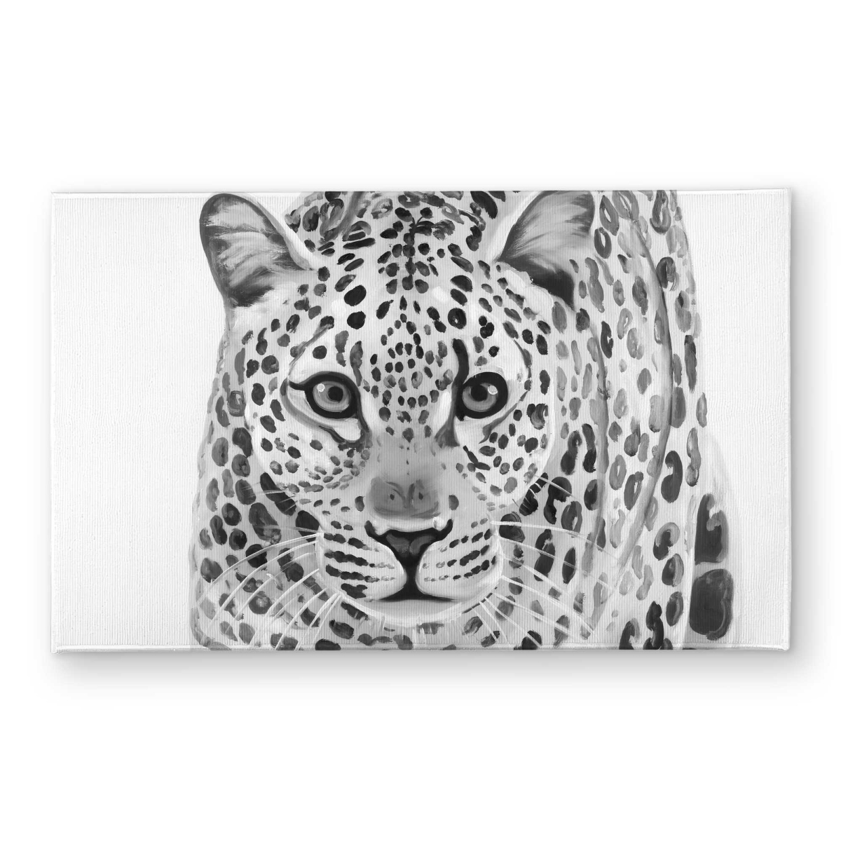 CODM213448OZPR 21 x 34 in. Leopard Ready to Attack Door Mat - Indoor & Outdoor Home Decor