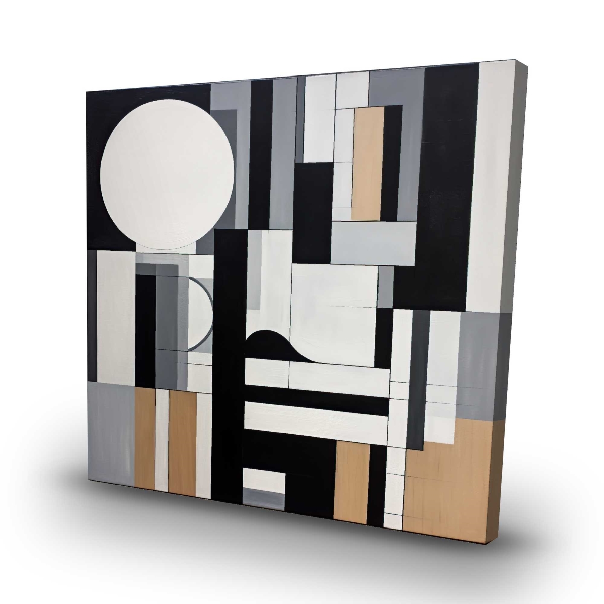 C1RC3232CLXC0Y 32 x 32 in. Overload - Pattern Abstract Canvas - Art Print