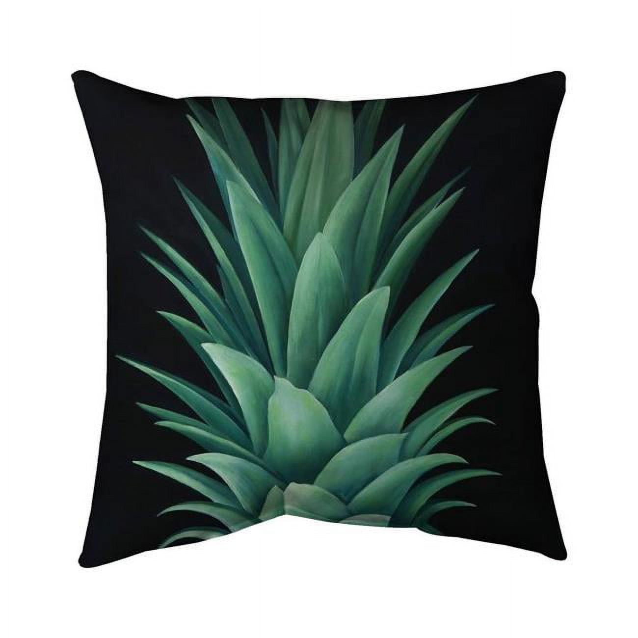 26 x 26 in. Pineapple Leaves-Double Sided Print Indoor Pillow