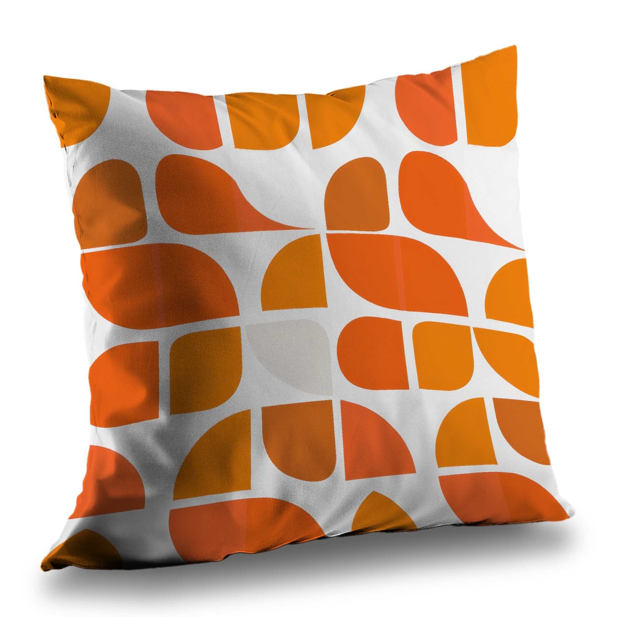 C1PT1818FHKYL4 18 x 18 in. Zig Zag Red Poly Twill Throw Pillow Insert for Home Decor