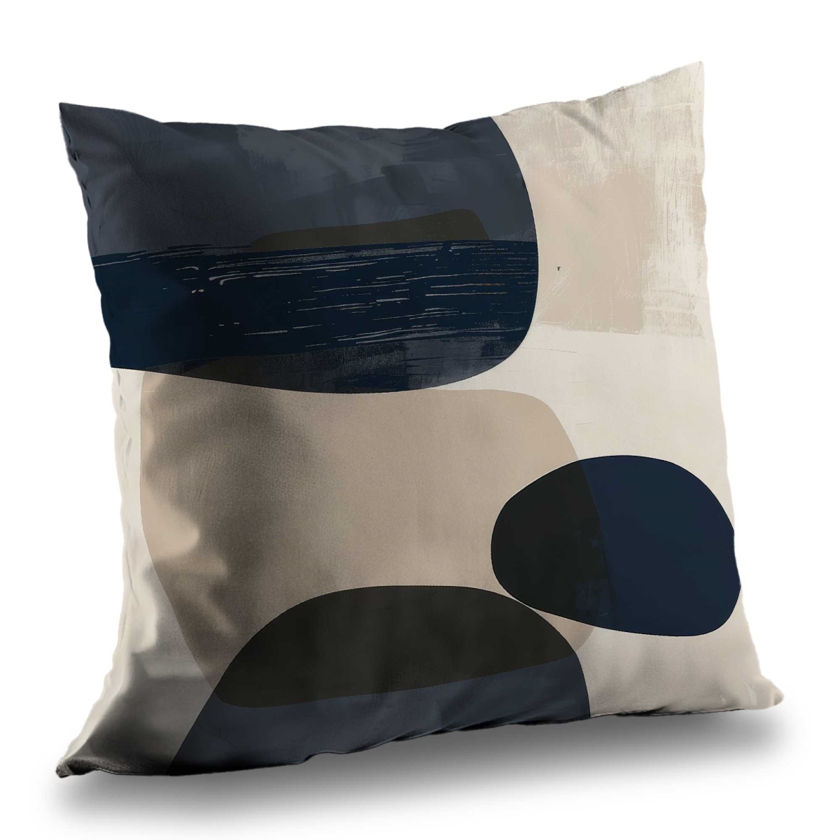 C1PT2626IFBZMT 26 x 26 in. Bubbles Blue Poly Twill Throw Pillow Insert for Home Decor