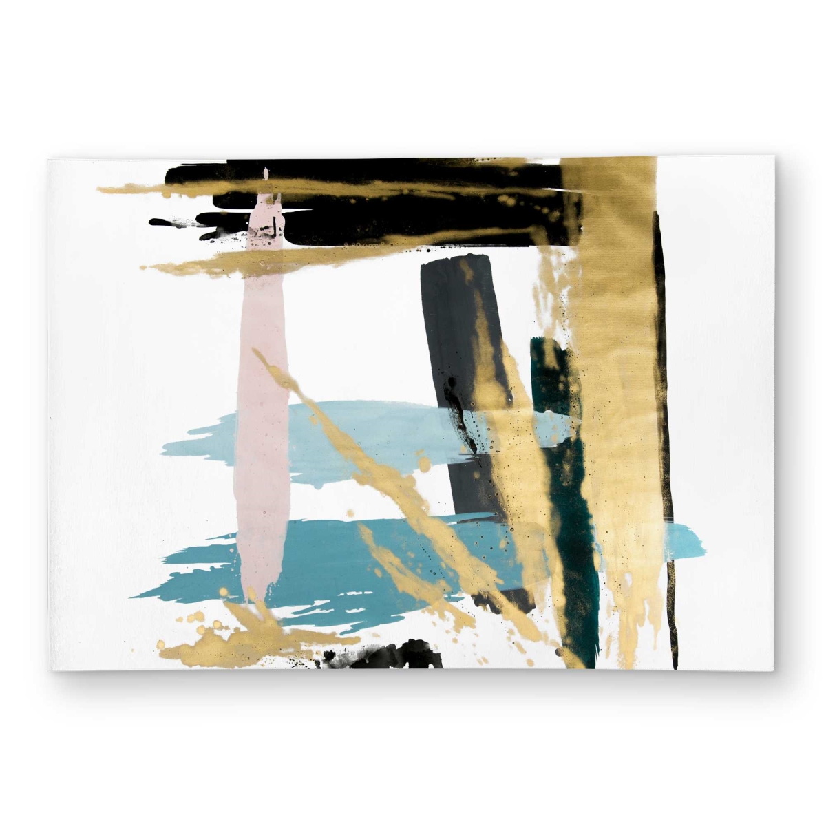 C1ROAR57AIN94E 5 x 7 ft. Pastel Stroke - Abstract Bedroom Outdoor Rectangle Area Rug for Decor