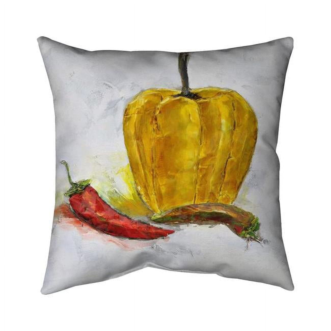 26 x 26 in. Peppers-Double Sided Print Indoor Pillow