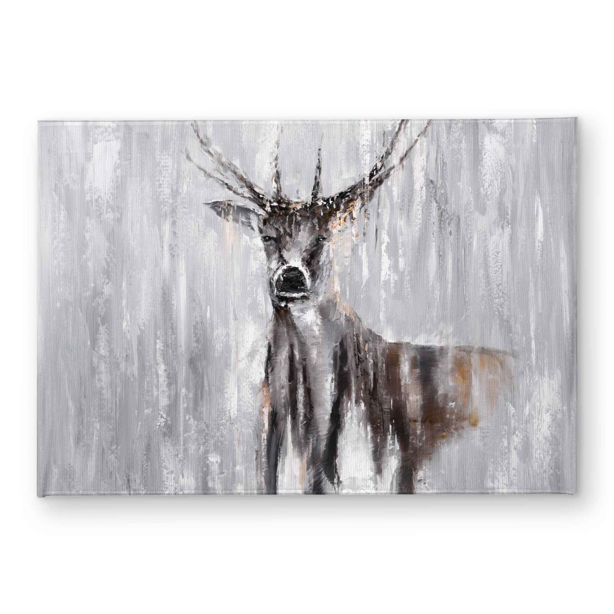 CODM1724UJEFFA 17 x 24 in. Abstract Deer in the Forest - Rustic Indoor & Outdoor Door Mat