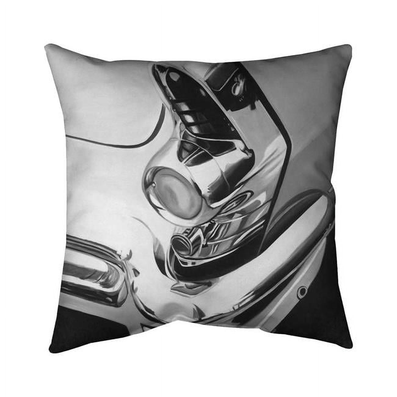 26 x 26 in. Beautiful Chrome Car-Double Sided Print Indoor Pillow