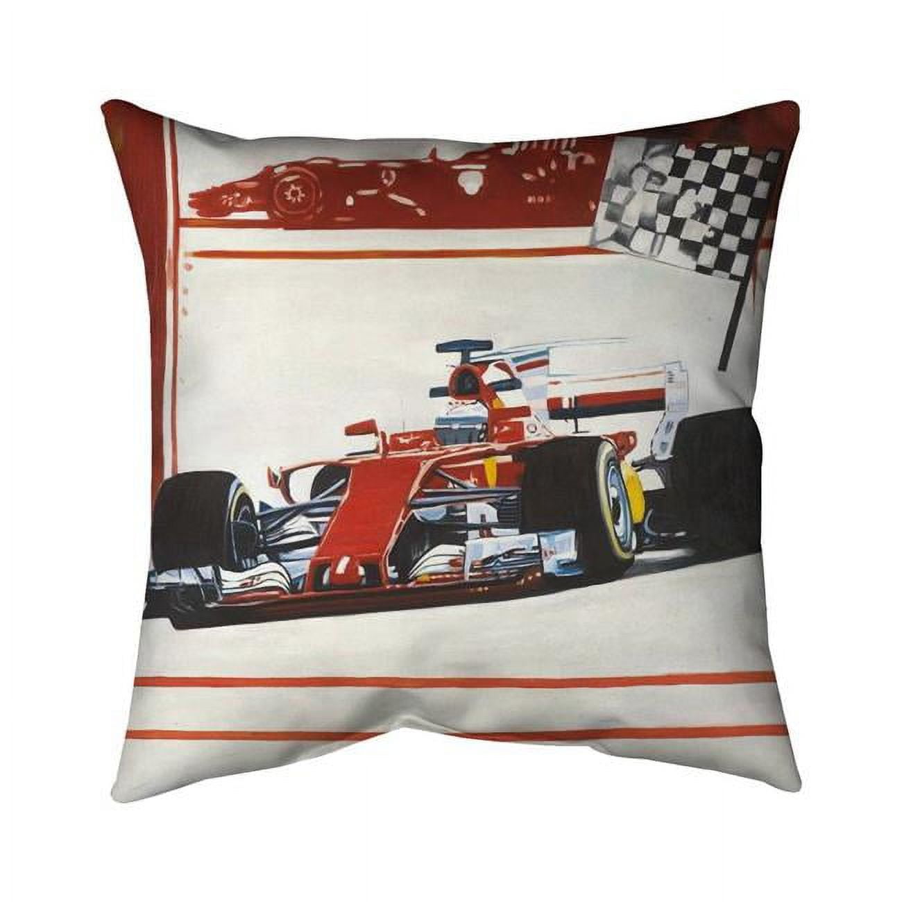 26 x 26 in. Motorsport-Double Sided Print Indoor Pillow