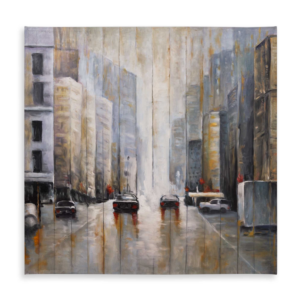 Picture of Begin Home Decor C1TC585809IBGE 58 x 58 in. Cars in the Morning Rain - Car Bedroom Tablecloth for Decor