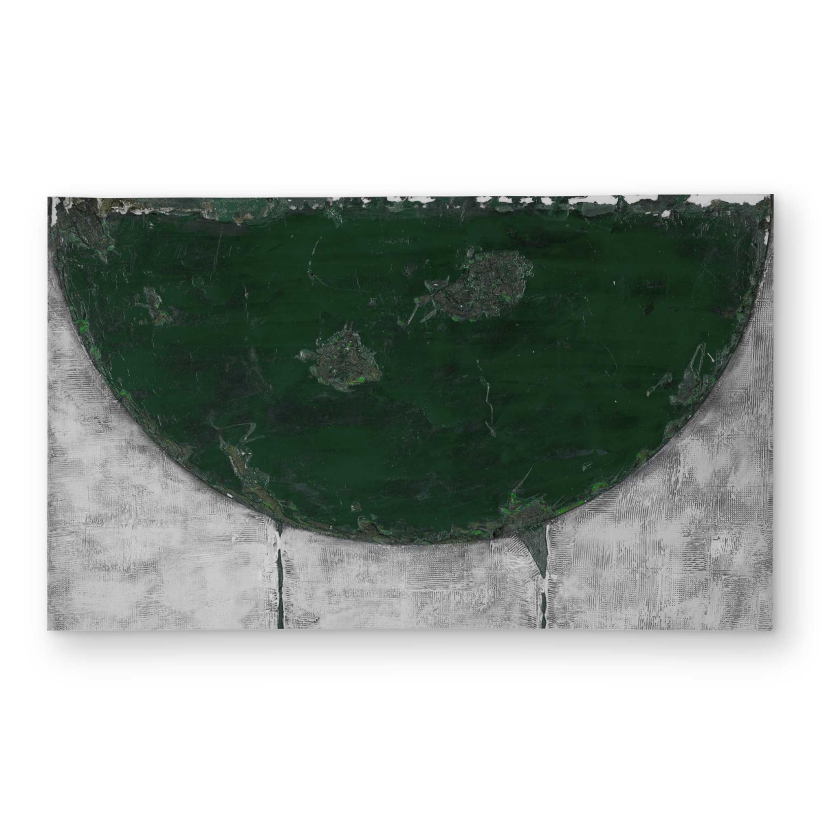 C1ROAR35LL1LIC 3 x 5 ft. Green Half Circle - Contemporary Outdoor Rectangle Area Rug for Livingroom