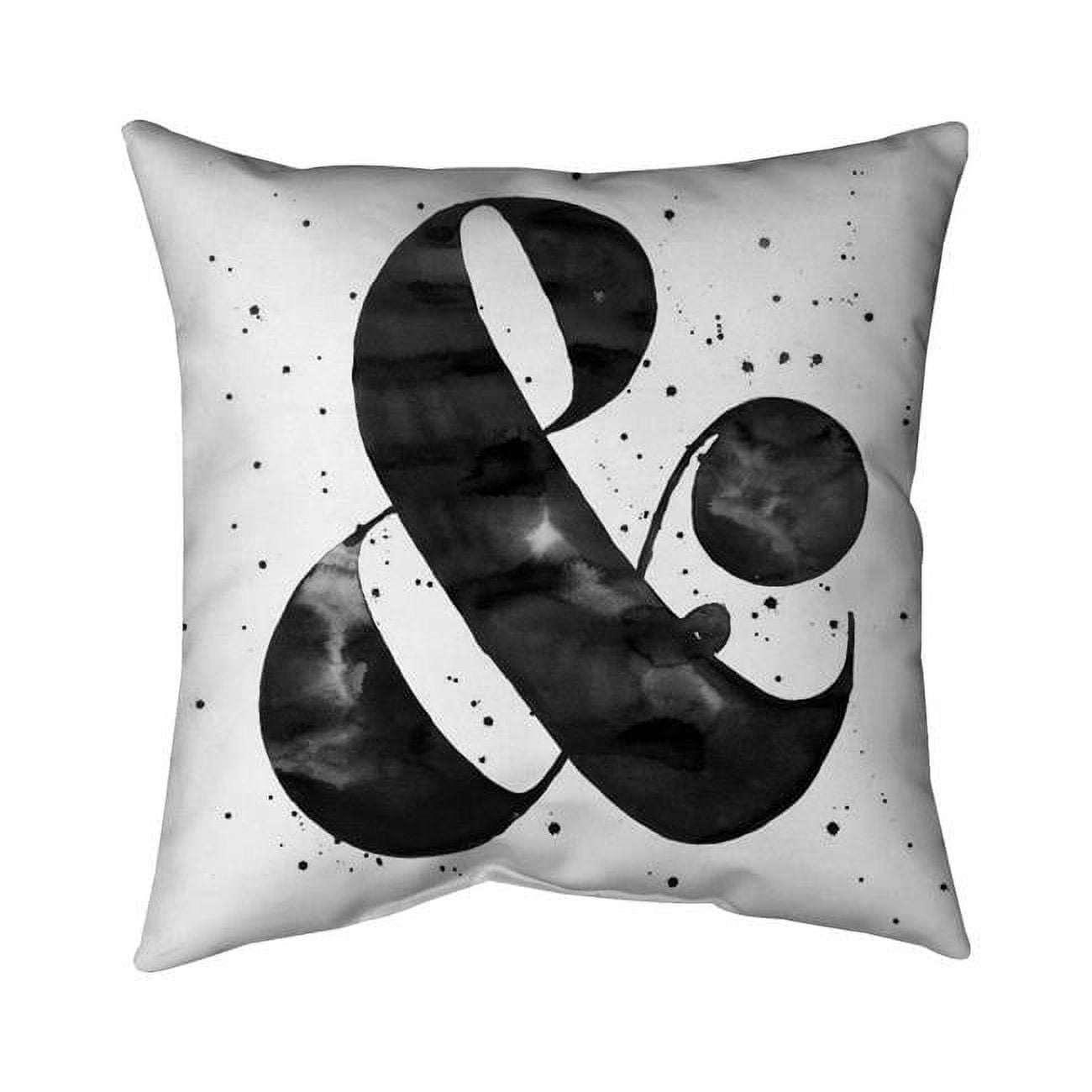 26 x 26 in. Ampersand-Double Sided Print Indoor Pillow