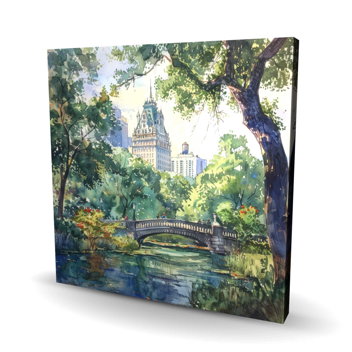 C1RC3636VTOCOS 36 x 36 in. Castle Beige Canvas - Elegant Home Decor Accent Piece