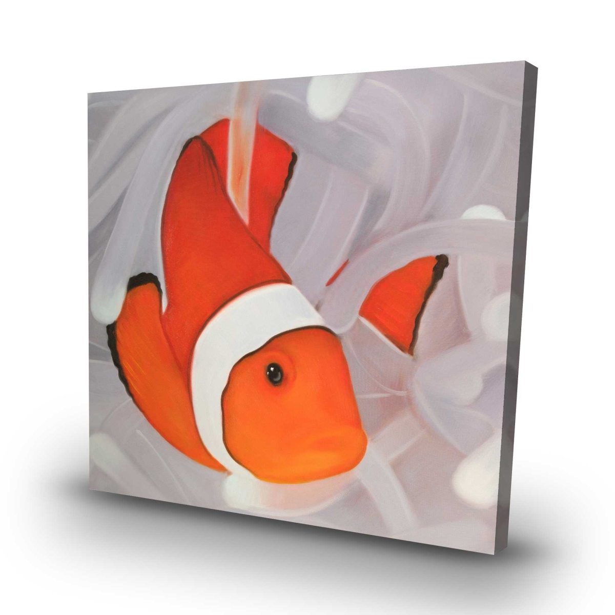 C1RC323227USC1 32 x 32 in. Clownfish Under The Sea Canvas - Stunning Sea Animal Decor