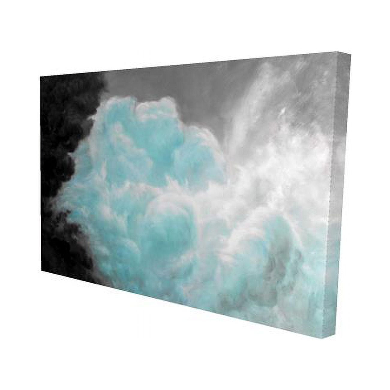 12 x 18 in. Turquoise Clouds-Print on Canvas