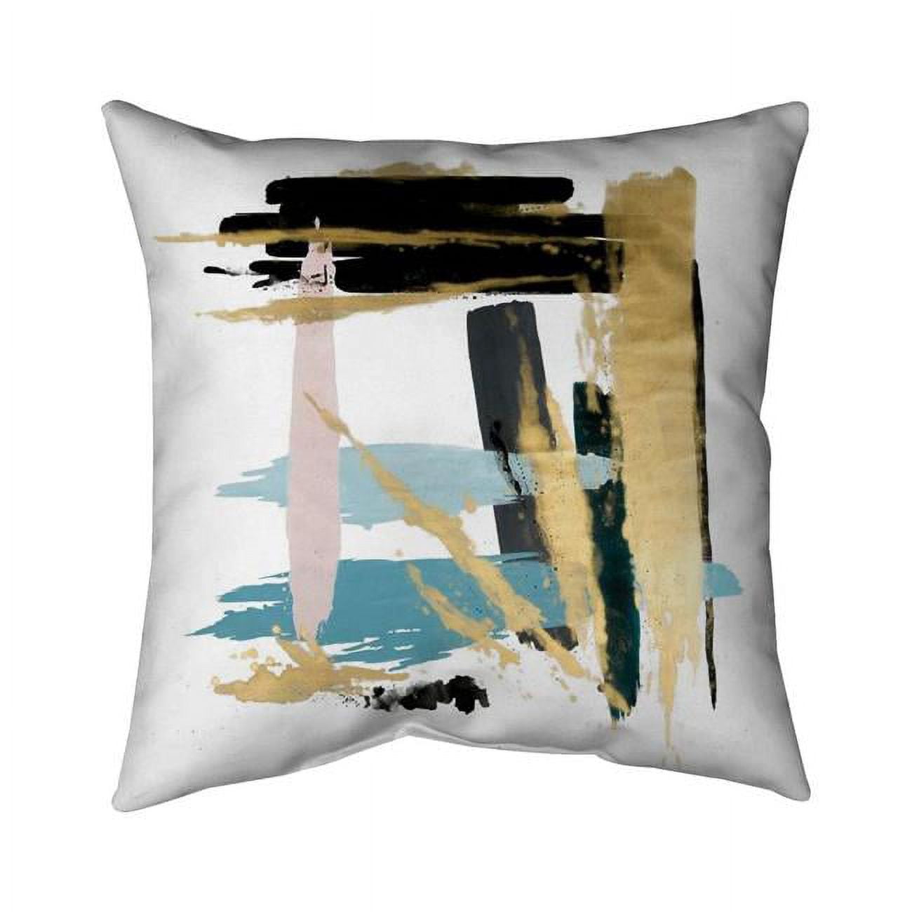 Picture of Begin Home Decor 5542-1616-AB114 16 x 16 in. Pastel Stroke-Double Sided Print Outdoor Pillow Cover