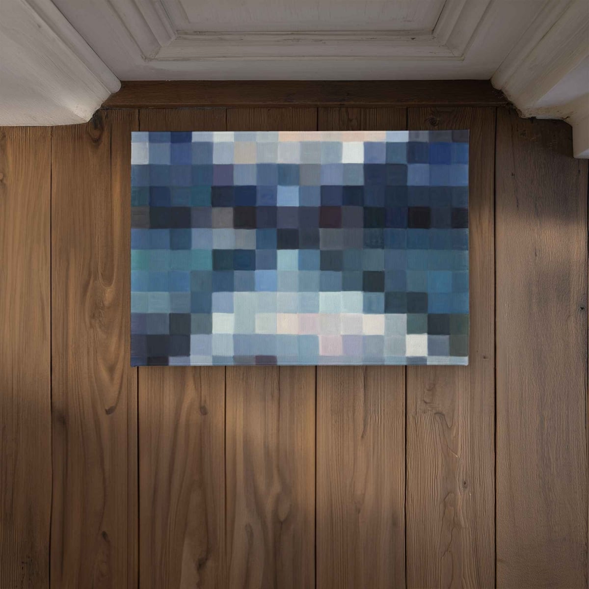CODM1724EC2MR3 17 x 24 in. Pixelated Mountainous Landscape Door Mat - Indoor & Outdoor