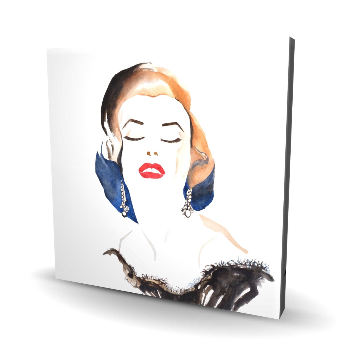 C1RC3636ITGX7X 36 x 36 in. Vintage Chic Marilyne Monroe Canvas - Beauty Figurative Art