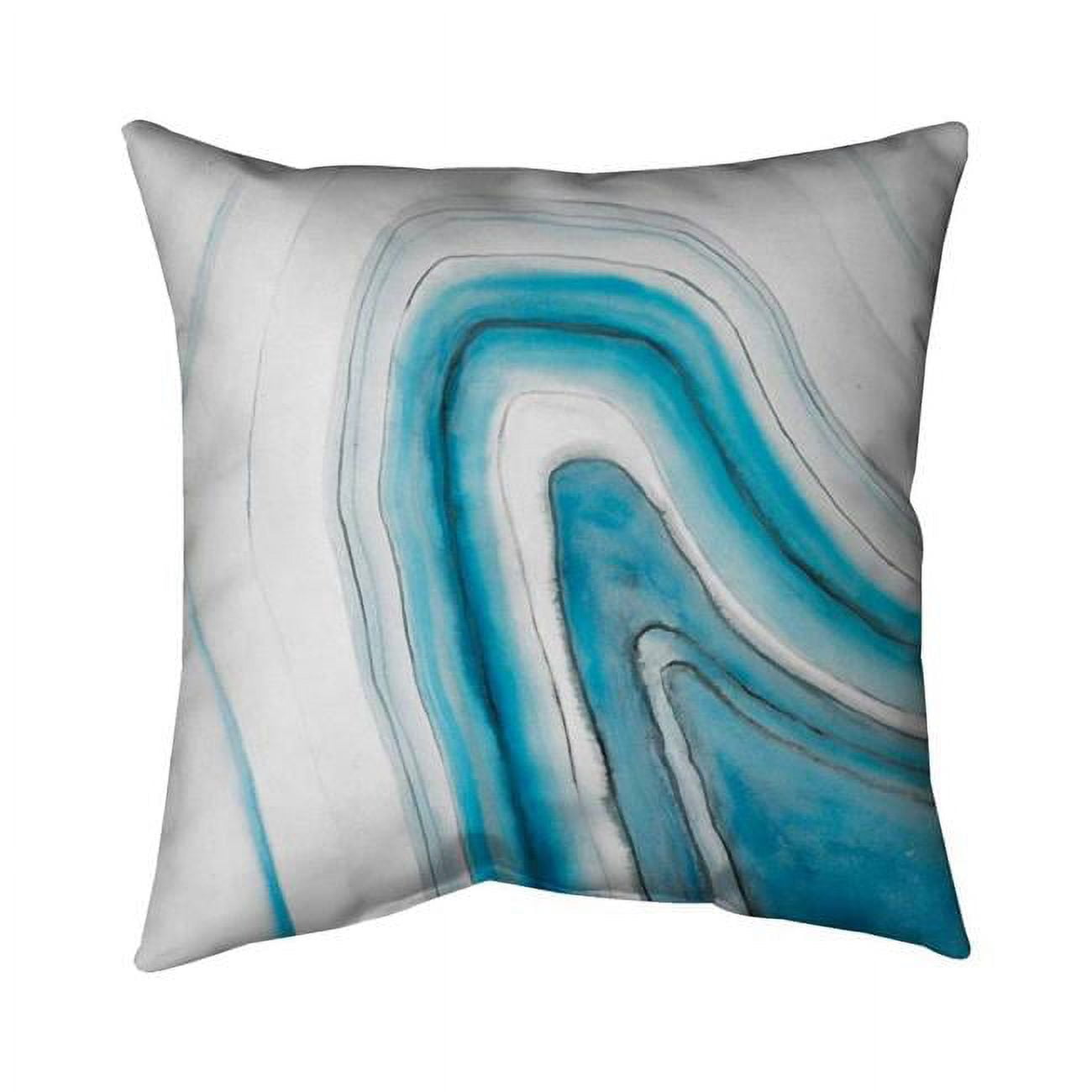 Picture of Begin Home Decor 5542-1616-AB39 16 x 16 in. Round Geode-Double Sided Print Outdoor Pillow Cover