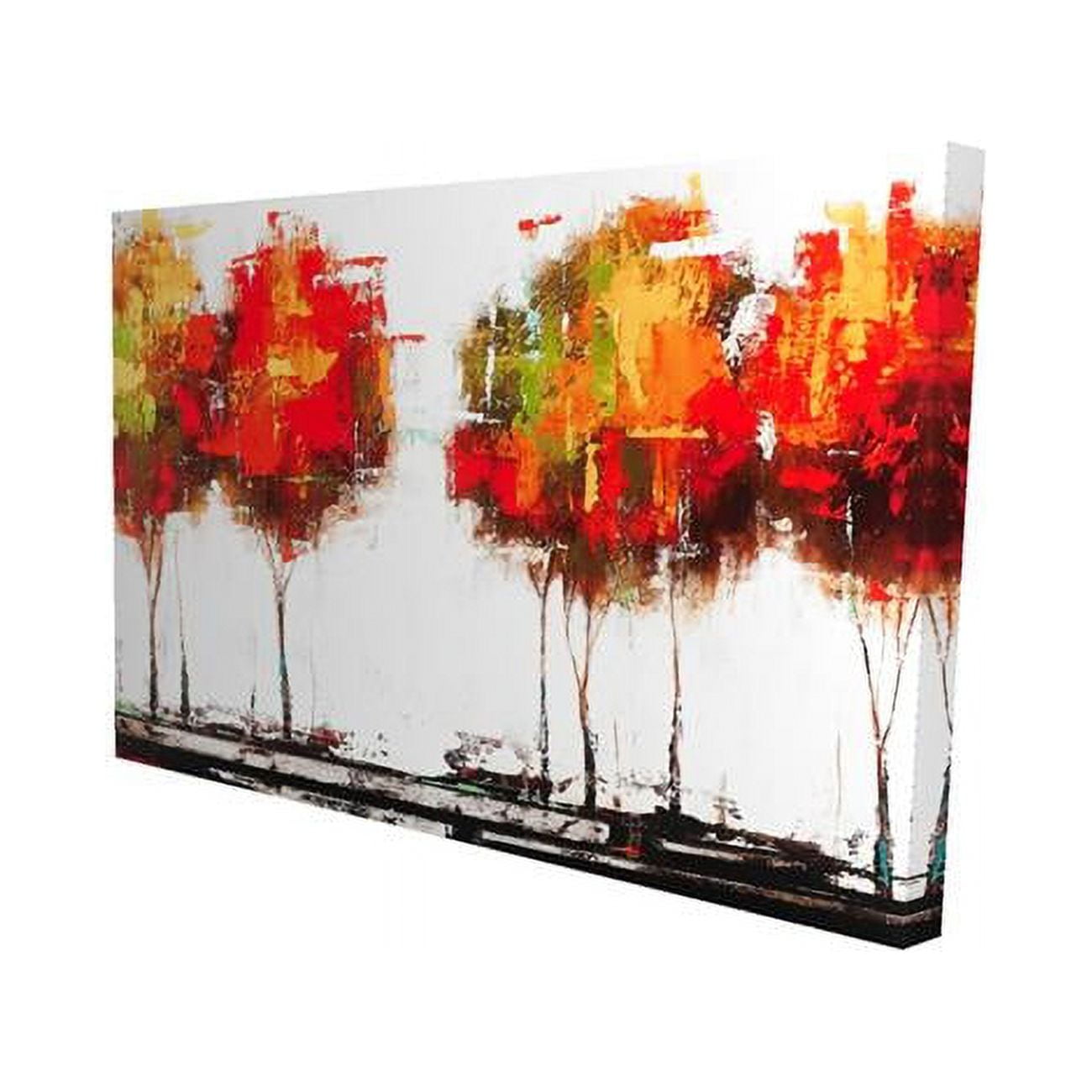 12 x 18 in. Modern Style Trees-Print on Canvas