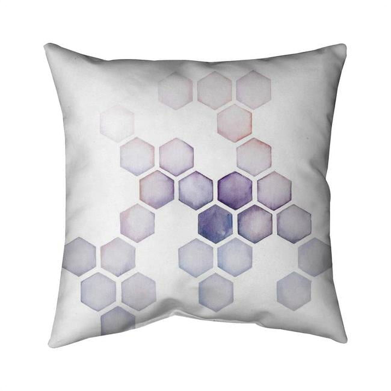 Picture of Begin Home Decor 5542-1616-AB67 16 x 16 in. Alveoli-Double Sided Print Outdoor Pillow Cover